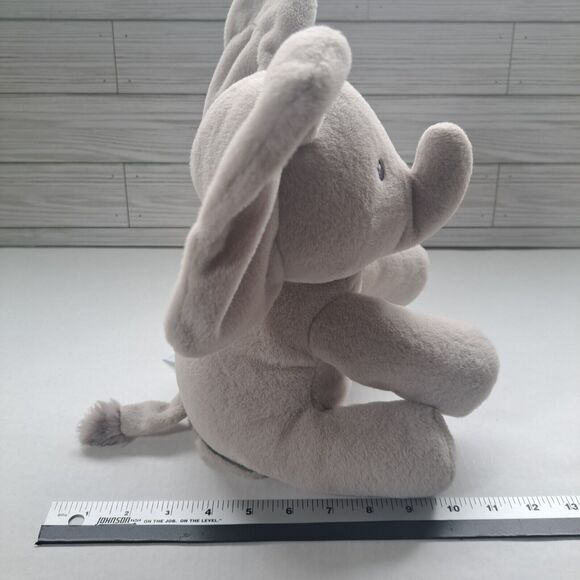 GUND Baby Animated Flappy The Elephant Plush Stuffed Toy Sings Plays Peek A Boo! - Picture 9 of 16
